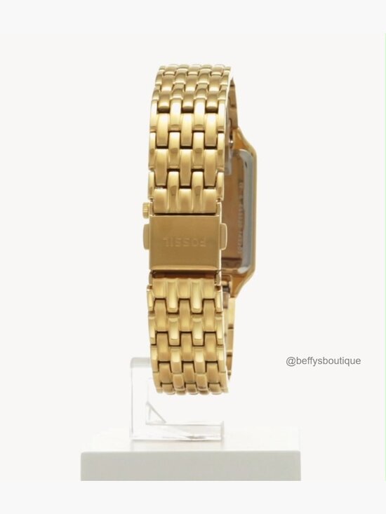 Rectangular Quartz Stainless Steel Watch for Women
